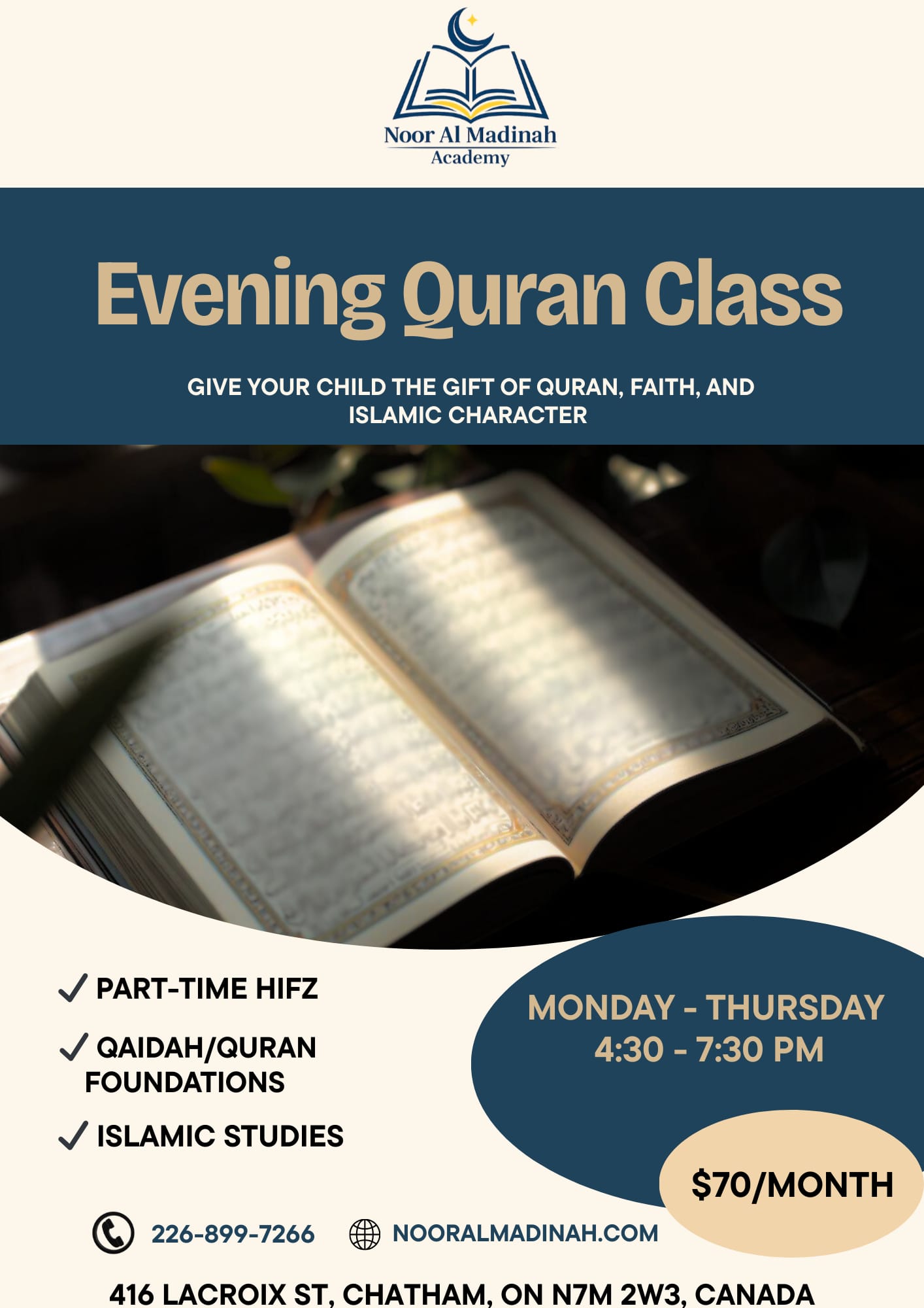 Evening Quran Class