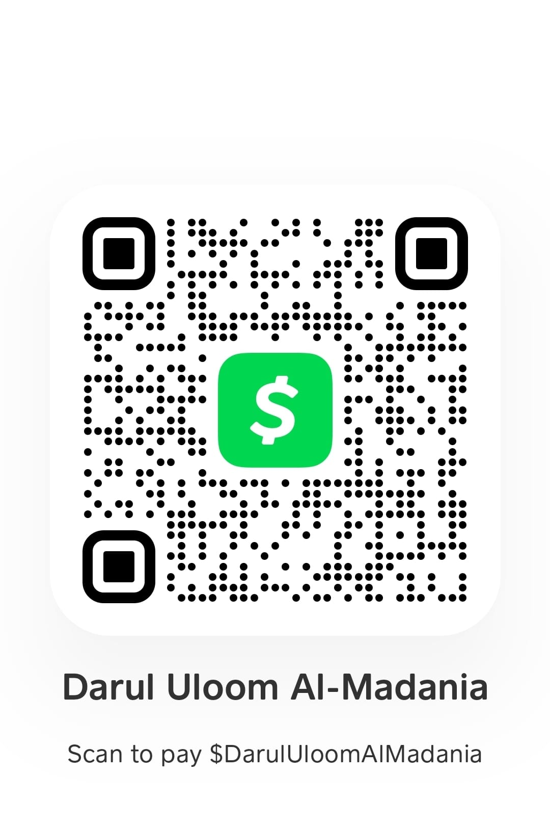 Cash App QR code
